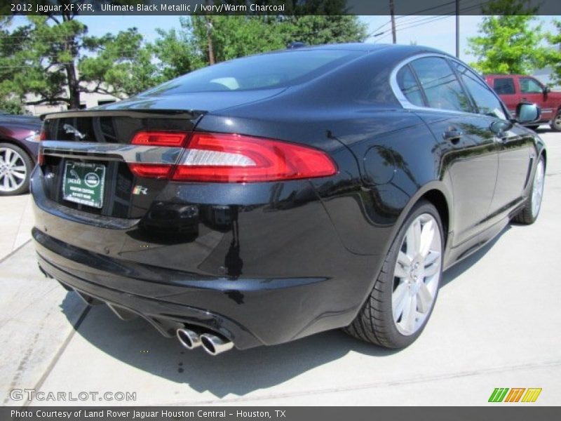 Ultimate Black Metallic / Ivory/Warm Charcoal 2012 Jaguar XF XFR