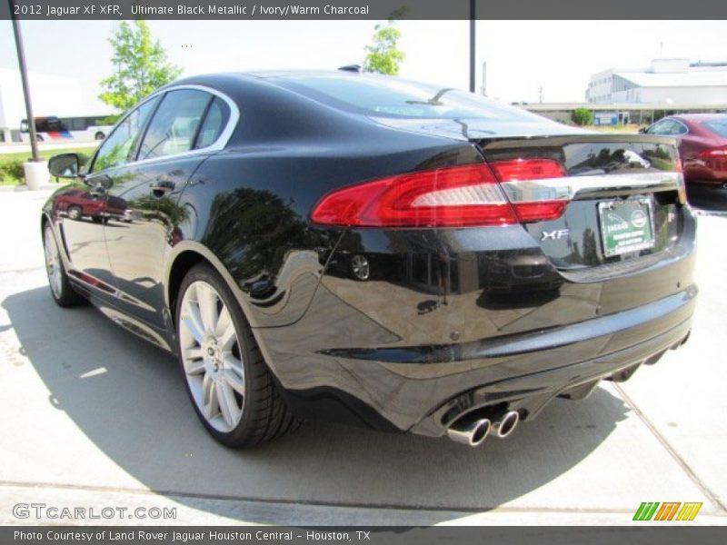Ultimate Black Metallic / Ivory/Warm Charcoal 2012 Jaguar XF XFR