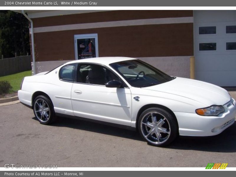 White / Medium Gray 2004 Chevrolet Monte Carlo LS