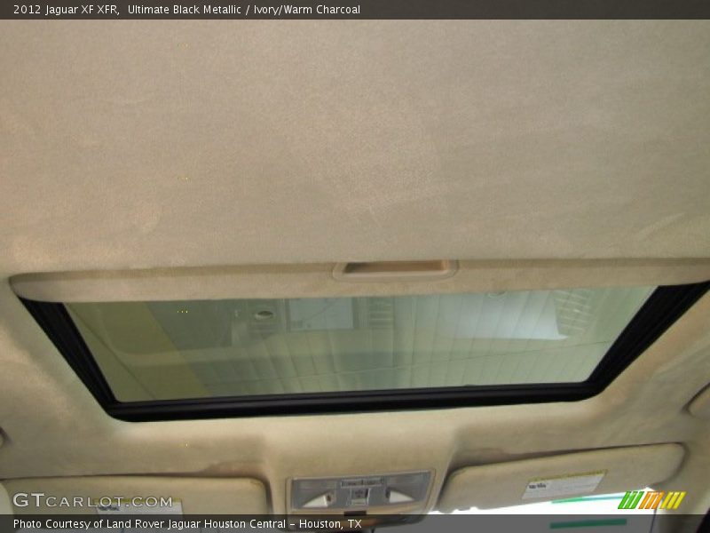 Ultimate Black Metallic / Ivory/Warm Charcoal 2012 Jaguar XF XFR
