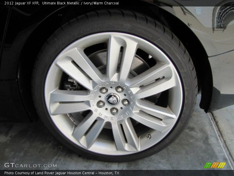 Ultimate Black Metallic / Ivory/Warm Charcoal 2012 Jaguar XF XFR