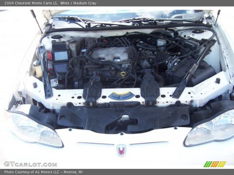White / Medium Gray 2004 Chevrolet Monte Carlo LS
