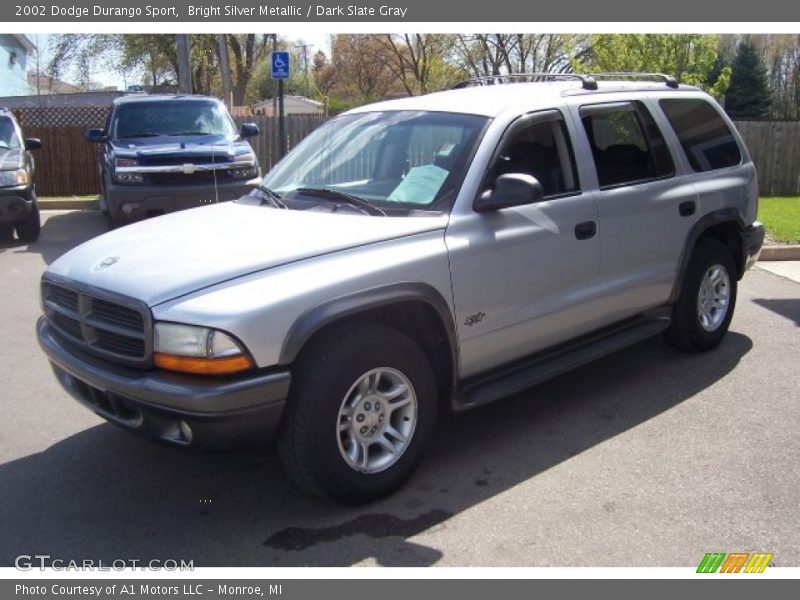 Bright Silver Metallic / Dark Slate Gray 2002 Dodge Durango Sport