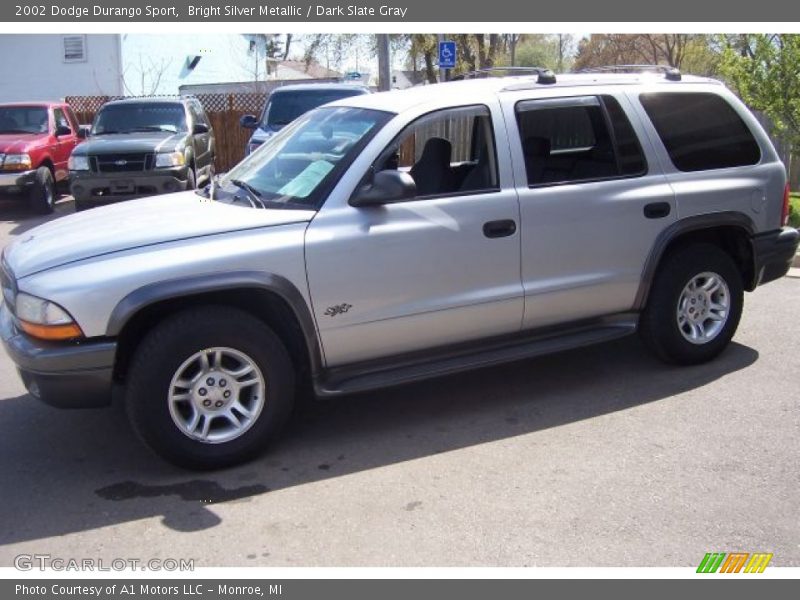 Bright Silver Metallic / Dark Slate Gray 2002 Dodge Durango Sport