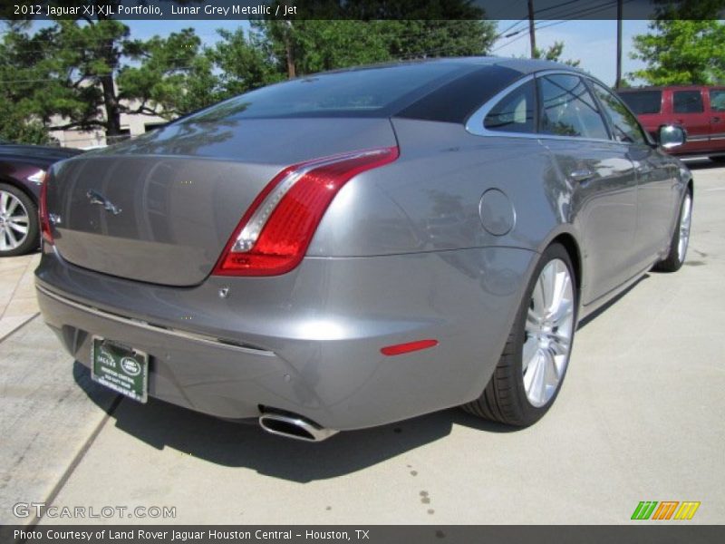 Lunar Grey Metallic / Jet 2012 Jaguar XJ XJL Portfolio