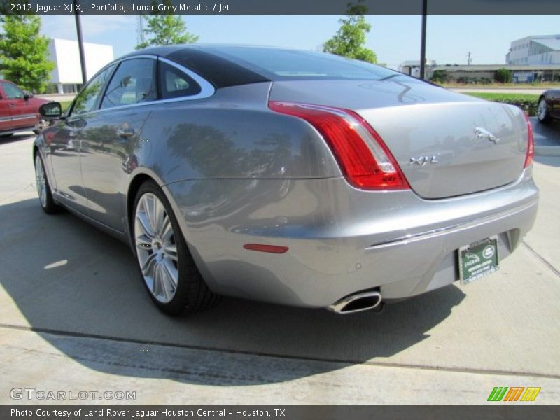 Lunar Grey Metallic / Jet 2012 Jaguar XJ XJL Portfolio