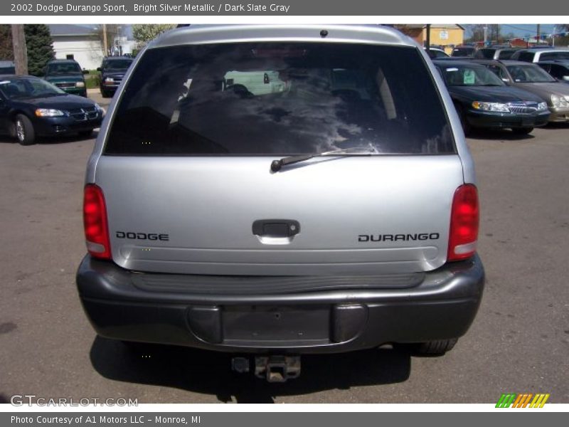 Bright Silver Metallic / Dark Slate Gray 2002 Dodge Durango Sport