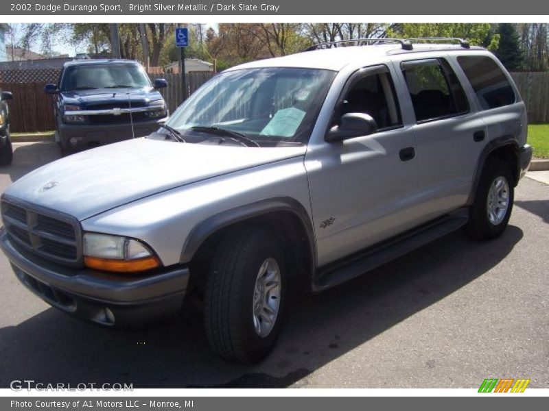 Bright Silver Metallic / Dark Slate Gray 2002 Dodge Durango Sport