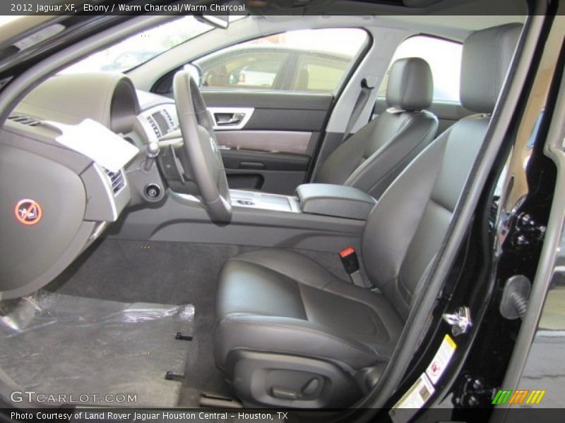 Ebony / Warm Charcoal/Warm Charcoal 2012 Jaguar XF