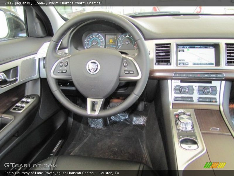 Ebony / Warm Charcoal/Warm Charcoal 2012 Jaguar XF