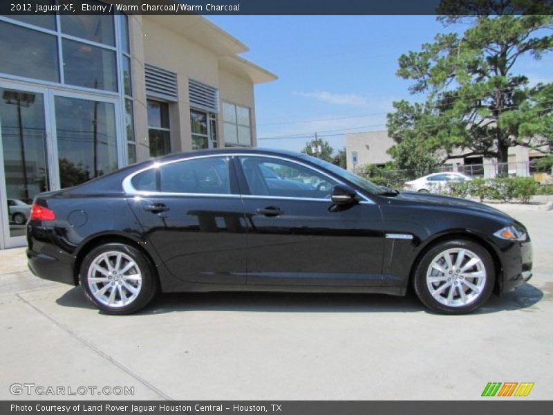 Ebony / Warm Charcoal/Warm Charcoal 2012 Jaguar XF