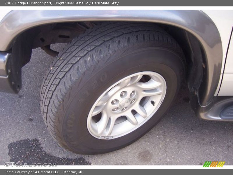 Bright Silver Metallic / Dark Slate Gray 2002 Dodge Durango Sport