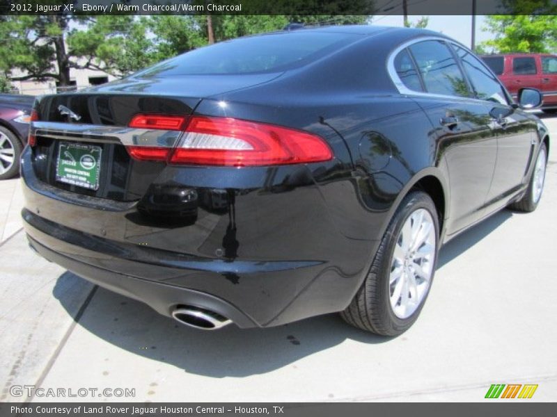 Ebony / Warm Charcoal/Warm Charcoal 2012 Jaguar XF