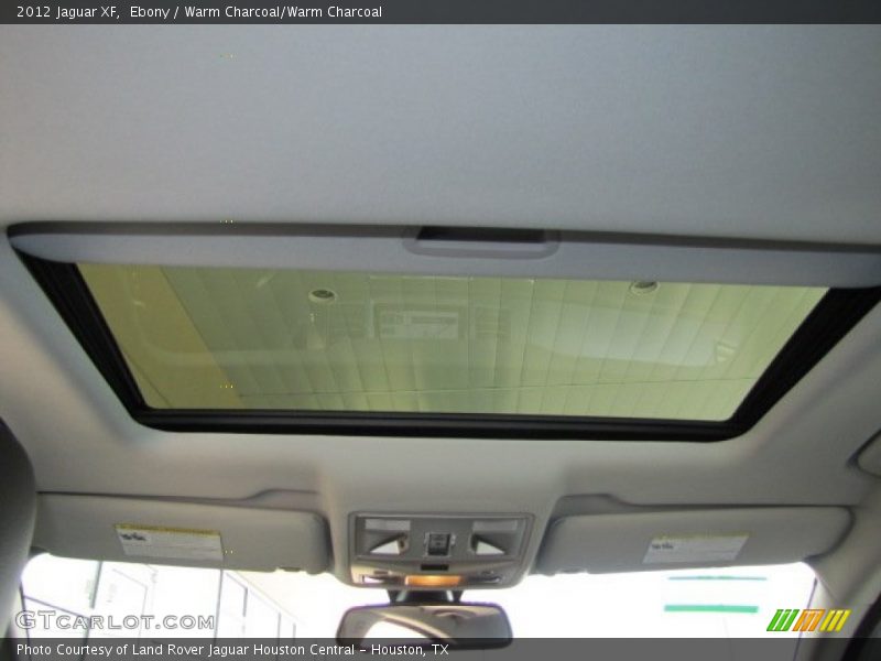 Ebony / Warm Charcoal/Warm Charcoal 2012 Jaguar XF