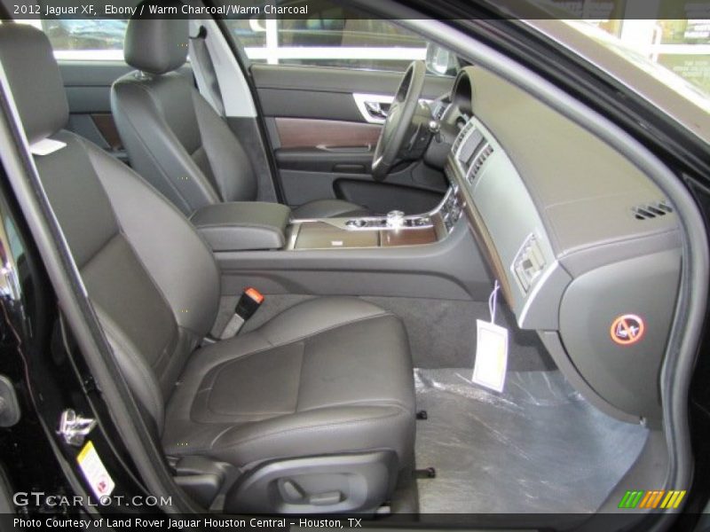 Ebony / Warm Charcoal/Warm Charcoal 2012 Jaguar XF