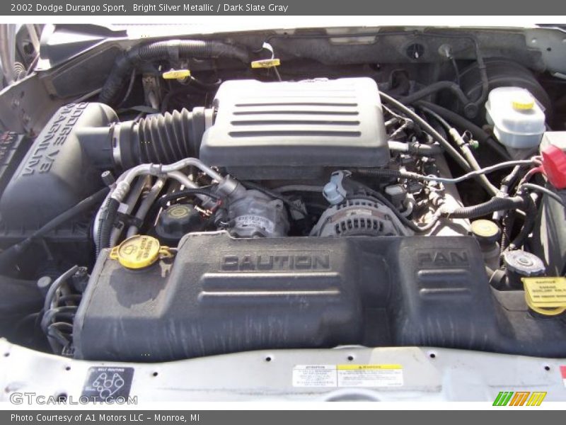 Bright Silver Metallic / Dark Slate Gray 2002 Dodge Durango Sport