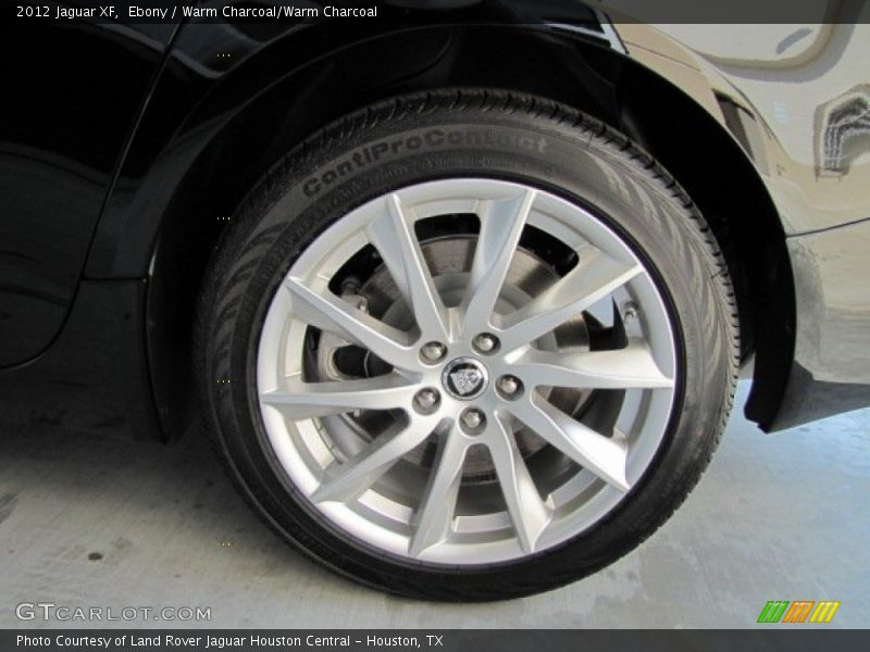 Ebony / Warm Charcoal/Warm Charcoal 2012 Jaguar XF