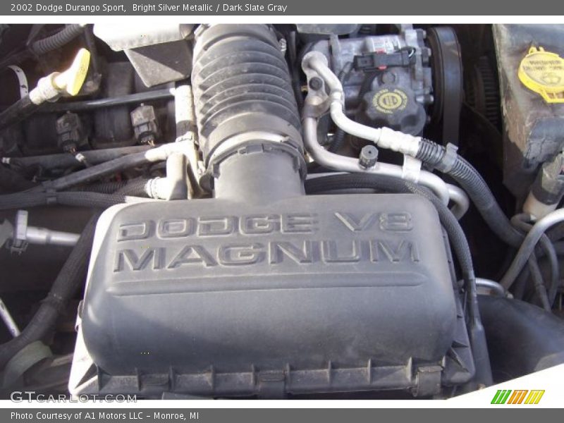 Bright Silver Metallic / Dark Slate Gray 2002 Dodge Durango Sport