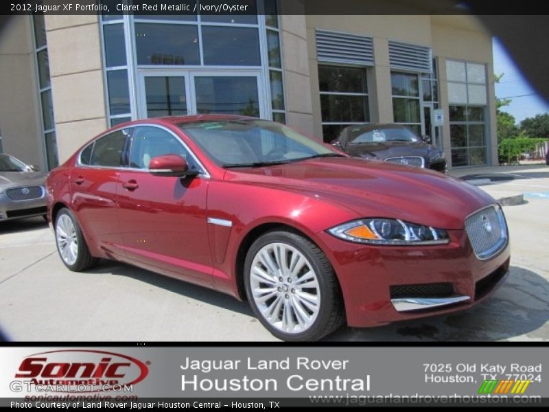 Claret Red Metallic / Ivory/Oyster 2012 Jaguar XF Portfolio