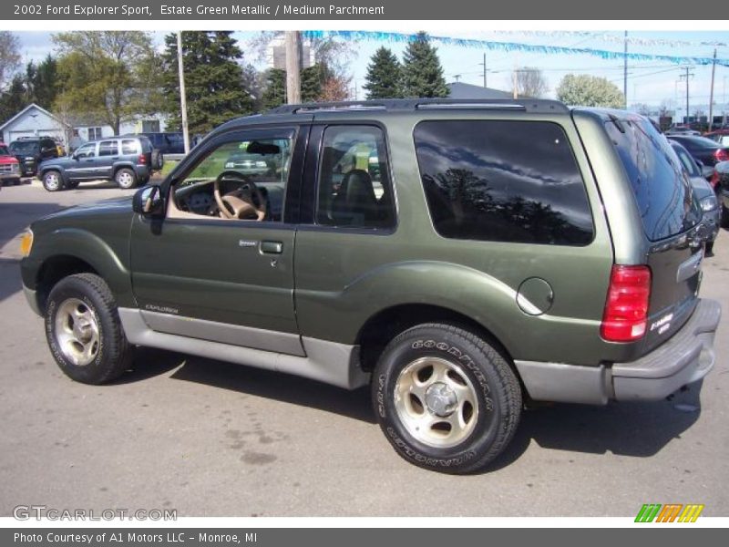 Estate Green Metallic / Medium Parchment 2002 Ford Explorer Sport