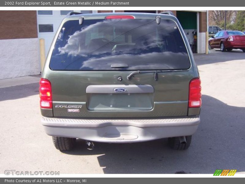 Estate Green Metallic / Medium Parchment 2002 Ford Explorer Sport