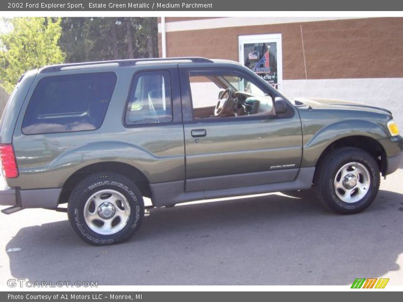 Estate Green Metallic / Medium Parchment 2002 Ford Explorer Sport