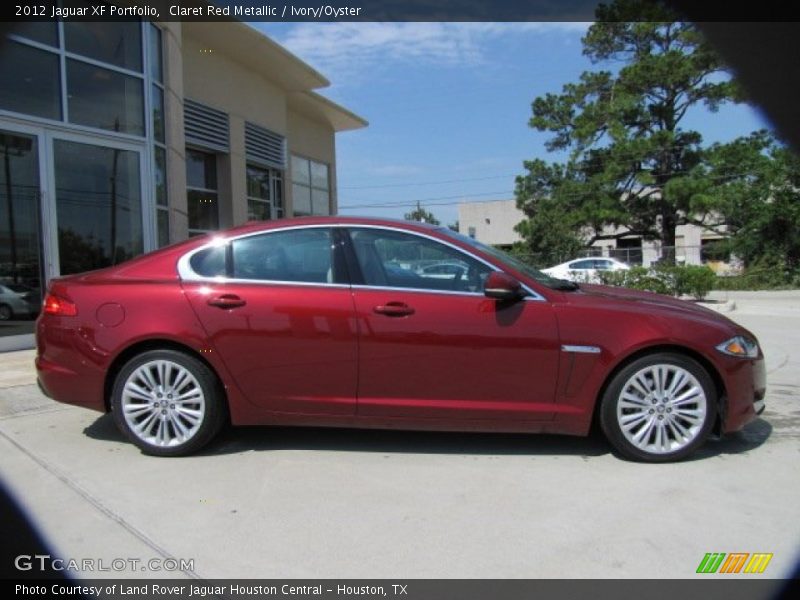 Claret Red Metallic / Ivory/Oyster 2012 Jaguar XF Portfolio