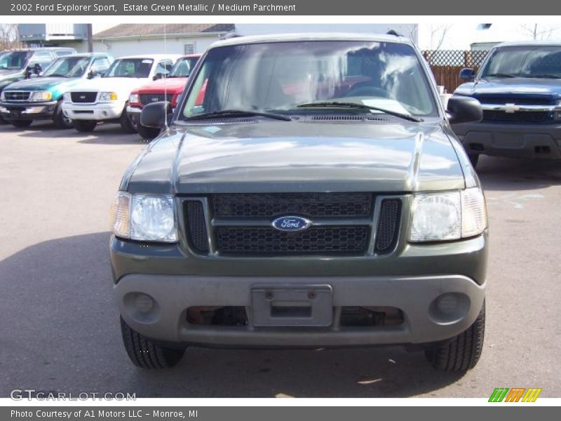 Estate Green Metallic / Medium Parchment 2002 Ford Explorer Sport