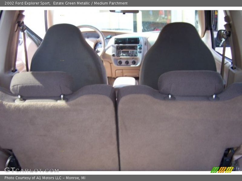 Estate Green Metallic / Medium Parchment 2002 Ford Explorer Sport