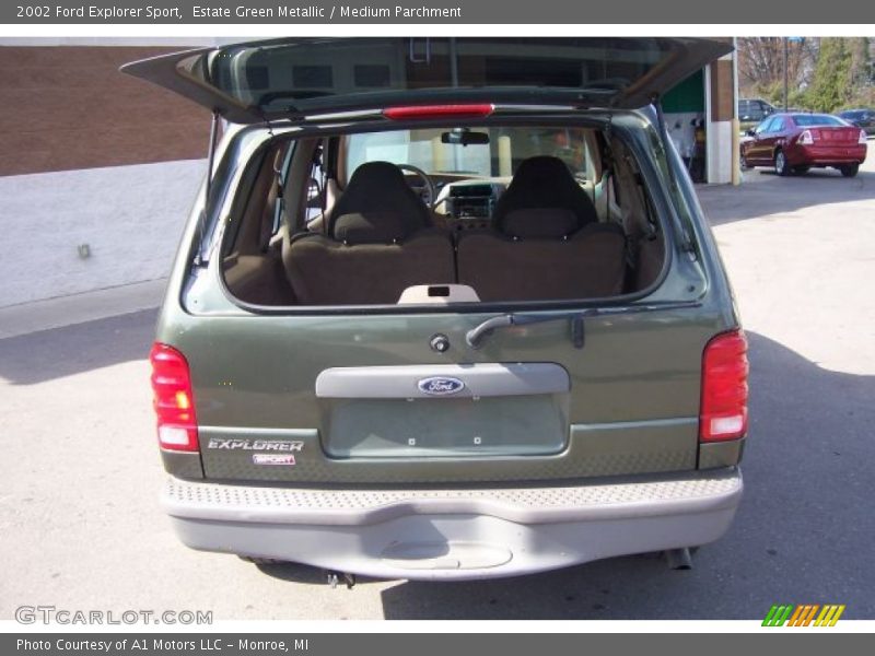 Estate Green Metallic / Medium Parchment 2002 Ford Explorer Sport