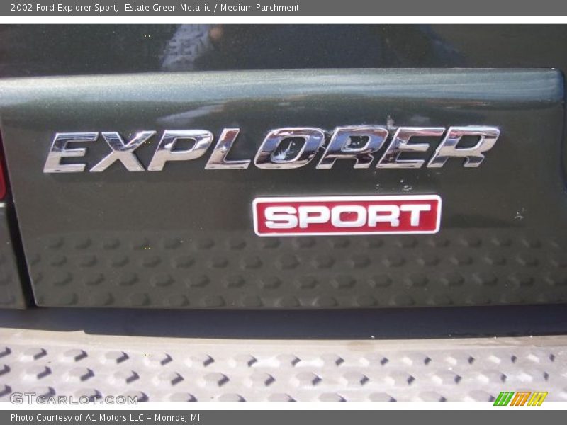 Estate Green Metallic / Medium Parchment 2002 Ford Explorer Sport