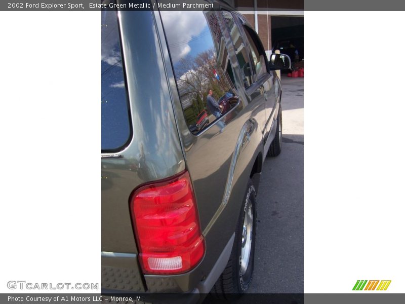 Estate Green Metallic / Medium Parchment 2002 Ford Explorer Sport
