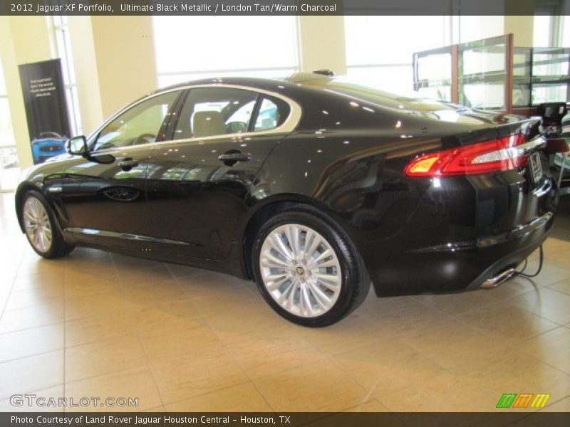 Ultimate Black Metallic / London Tan/Warm Charcoal 2012 Jaguar XF Portfolio