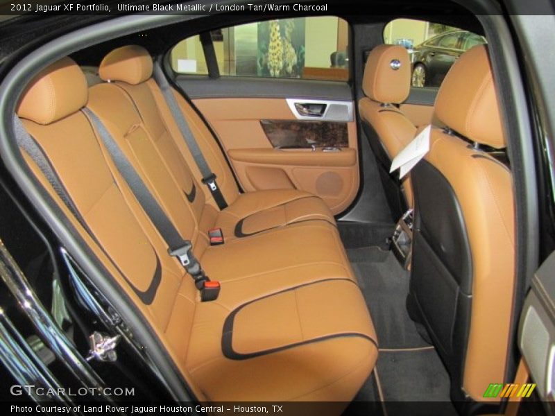 Ultimate Black Metallic / London Tan/Warm Charcoal 2012 Jaguar XF Portfolio