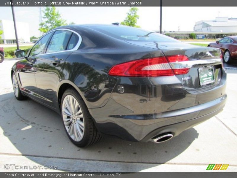 Stratus Grey Metallic / Warm Charcoal/Warm Charcoal 2012 Jaguar XF Portfolio