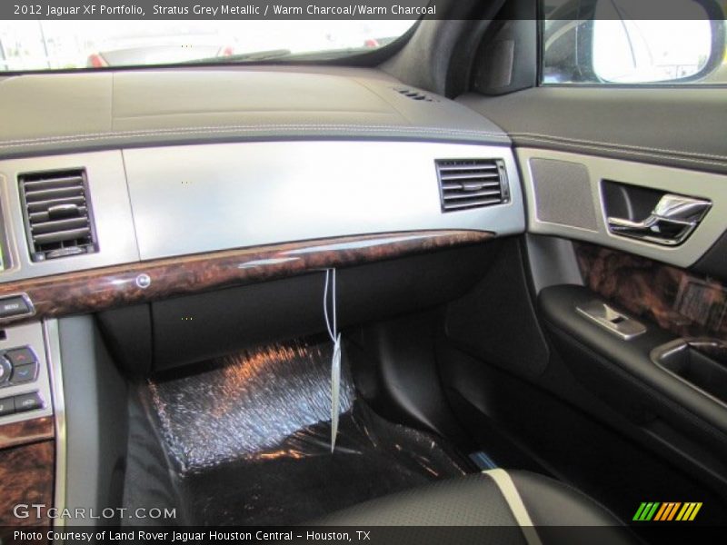 Stratus Grey Metallic / Warm Charcoal/Warm Charcoal 2012 Jaguar XF Portfolio