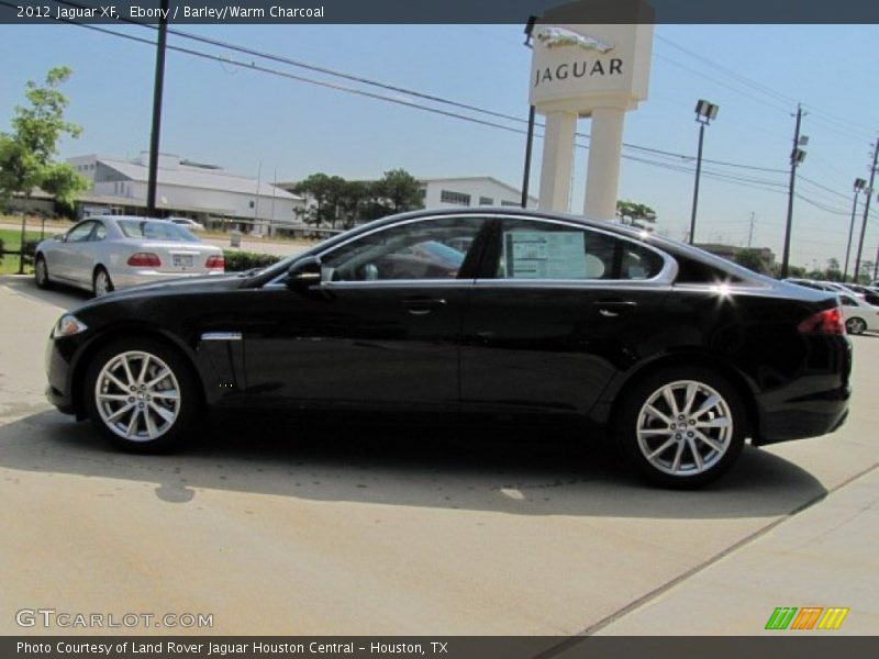 Ebony / Barley/Warm Charcoal 2012 Jaguar XF