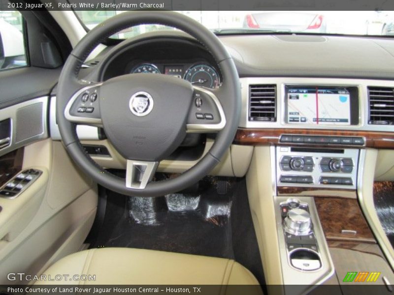 Polaris White / Barley/Warm Charcoal 2012 Jaguar XF