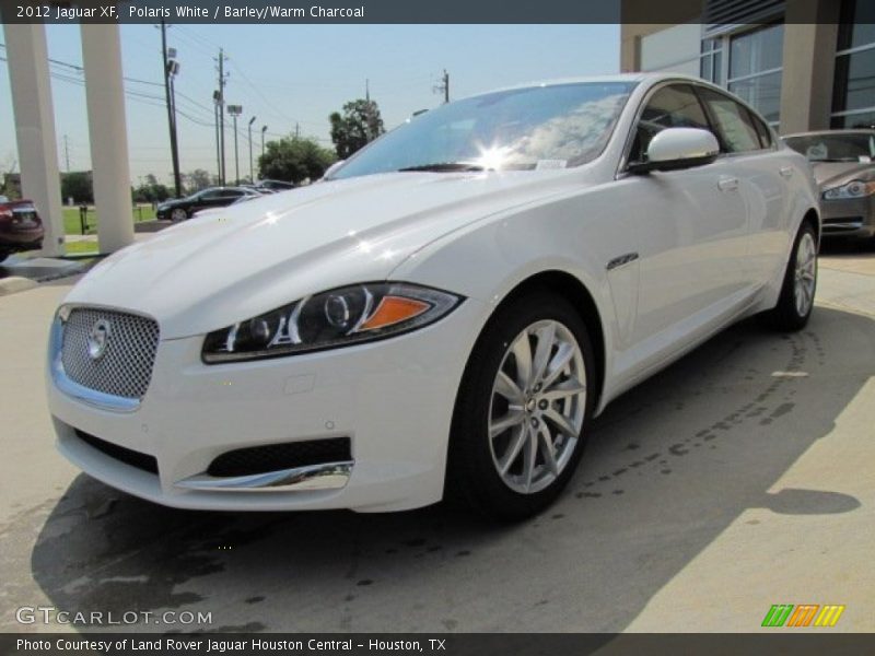 Polaris White / Barley/Warm Charcoal 2012 Jaguar XF
