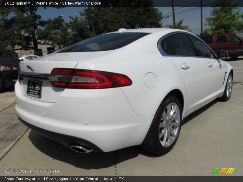 Polaris White / Barley/Warm Charcoal 2012 Jaguar XF