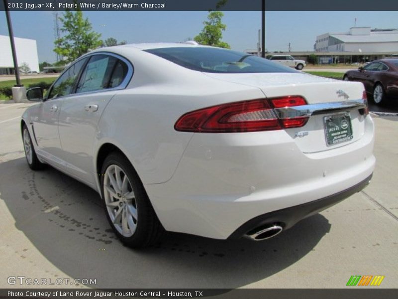Polaris White / Barley/Warm Charcoal 2012 Jaguar XF