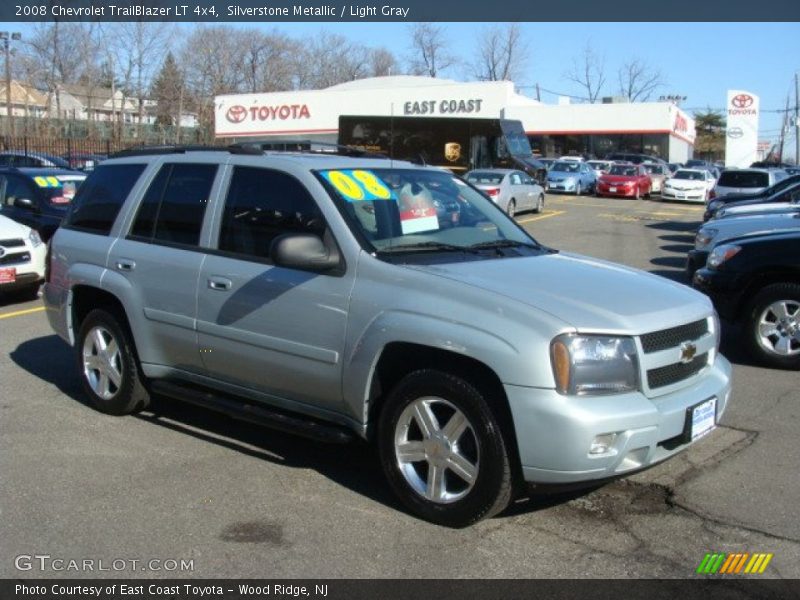 Silverstone Metallic / Light Gray 2008 Chevrolet TrailBlazer LT 4x4