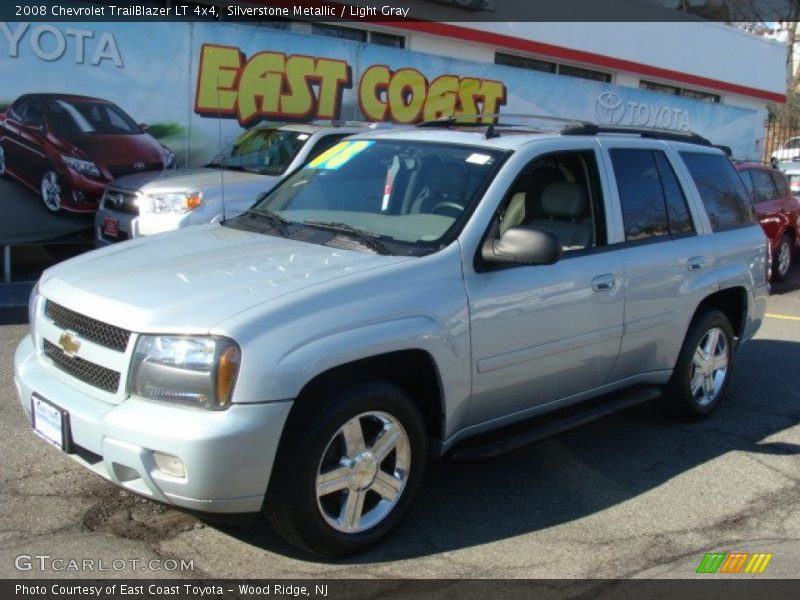 Silverstone Metallic / Light Gray 2008 Chevrolet TrailBlazer LT 4x4