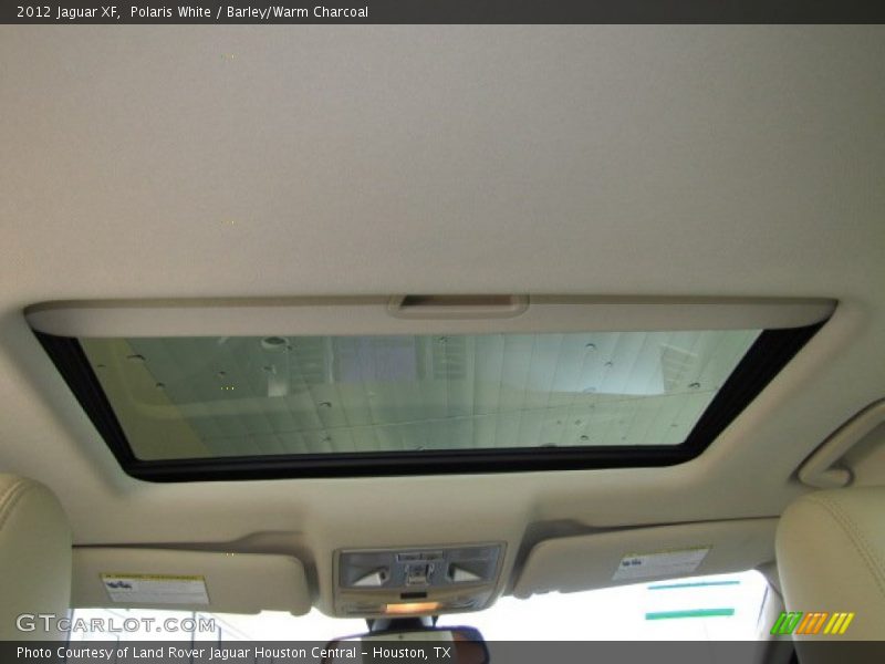 Polaris White / Barley/Warm Charcoal 2012 Jaguar XF