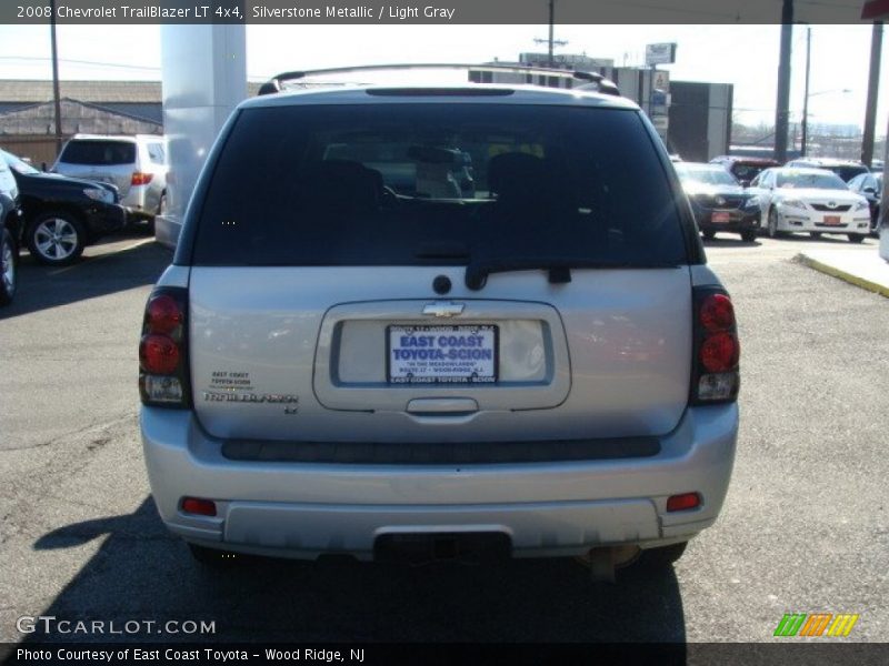 Silverstone Metallic / Light Gray 2008 Chevrolet TrailBlazer LT 4x4