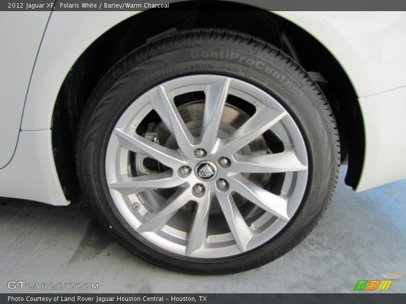 Polaris White / Barley/Warm Charcoal 2012 Jaguar XF