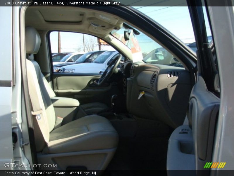 Silverstone Metallic / Light Gray 2008 Chevrolet TrailBlazer LT 4x4