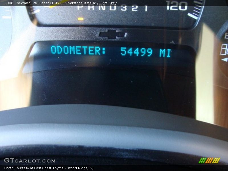 Silverstone Metallic / Light Gray 2008 Chevrolet TrailBlazer LT 4x4