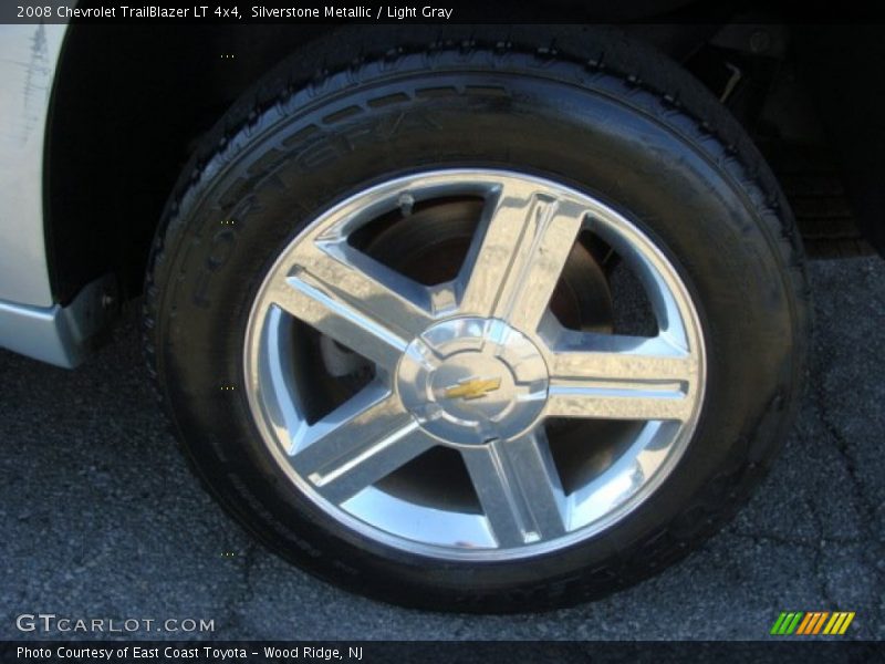 Silverstone Metallic / Light Gray 2008 Chevrolet TrailBlazer LT 4x4