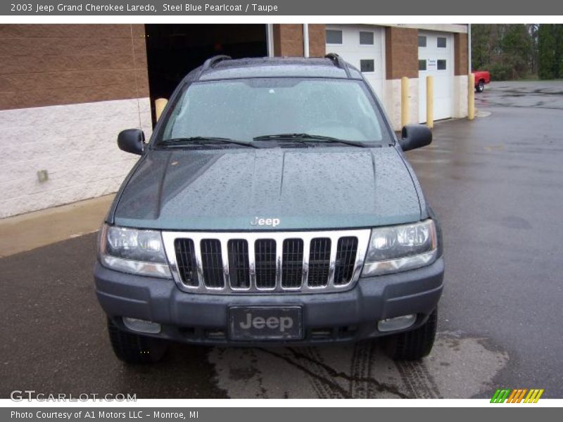 Steel Blue Pearlcoat / Taupe 2003 Jeep Grand Cherokee Laredo